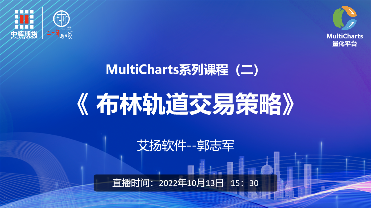 MultiCharts系列课程第一期（二）- 布林轨道交易策略-微视通